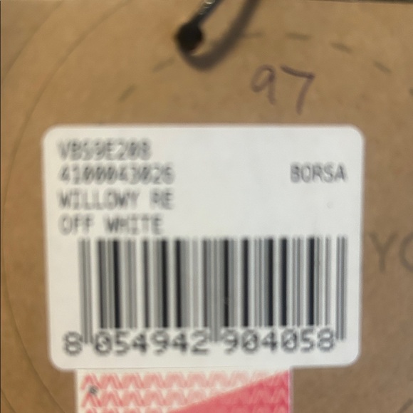 Mario Valentino Off White Shoulder Bag - Picture 7 of 11